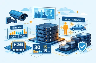 Хранение видеоархива: как прикинуть объём дисков без «магии калькуляторов»