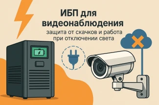 Как выбрать ИБП для видеонаблюдения: простая инструкция без ошибок