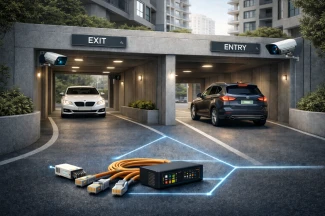 Автоматизация подземного паркинга в ЖК с Dahua: въезд и выезд по номеру автомобиля