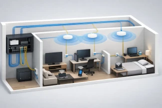 Построение локальной сети и бесшовного WiFi в квартире