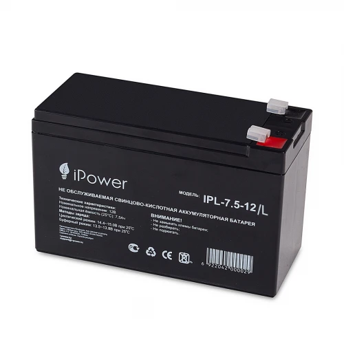 IPower IPL-7.5-12/L 12В 7.5 Ач