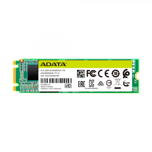 Твердотельный накопитель SSD ADATA Ultimate SU650 512GB M.2 SATA III