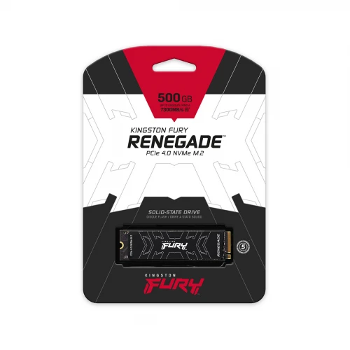 Твердотельный накопитель SSD Kingston FURY Renegade SFYRSK/500G M.2 NVMe PCIe 4.0 HeatSink