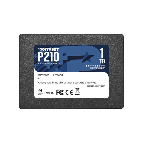 Твердотельный накопитель SSD Patriot P210S1TB25 1TB SATA