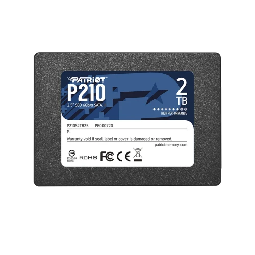 Твердотельный накопитель SSD Patriot P210S2TB25 2TB SATA3 2,5"