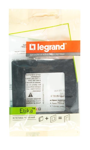 Рамка Legrand Etika 1 пост