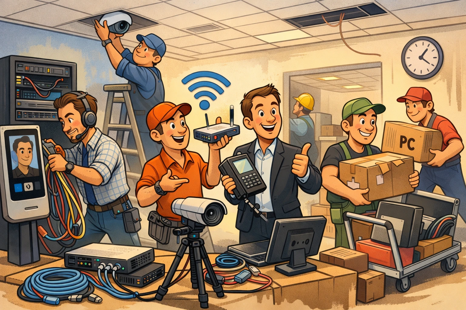 Переезд офиса )