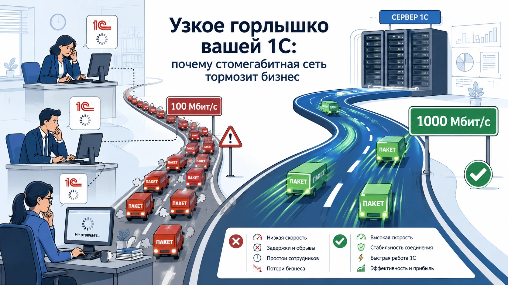 Тормозит 1с Бухгалтерия