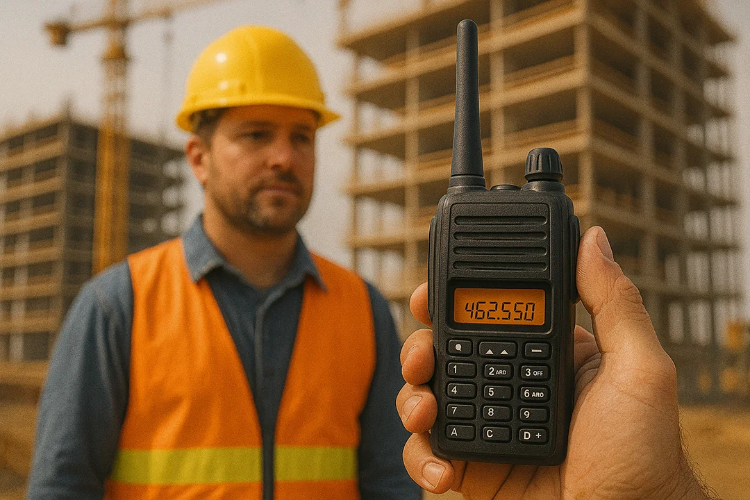Рация на стройке