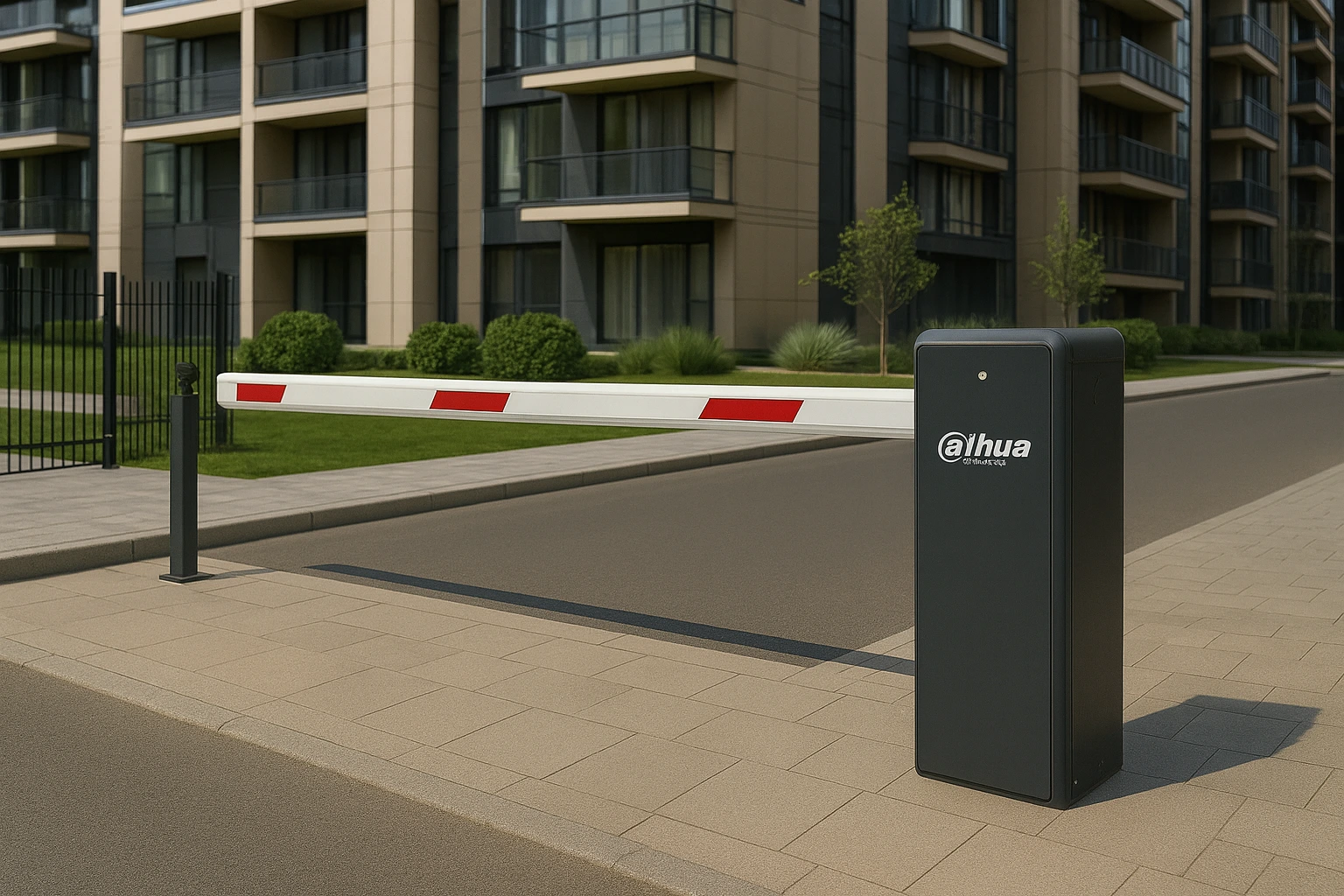 Шлагбаум Dahua на въезде