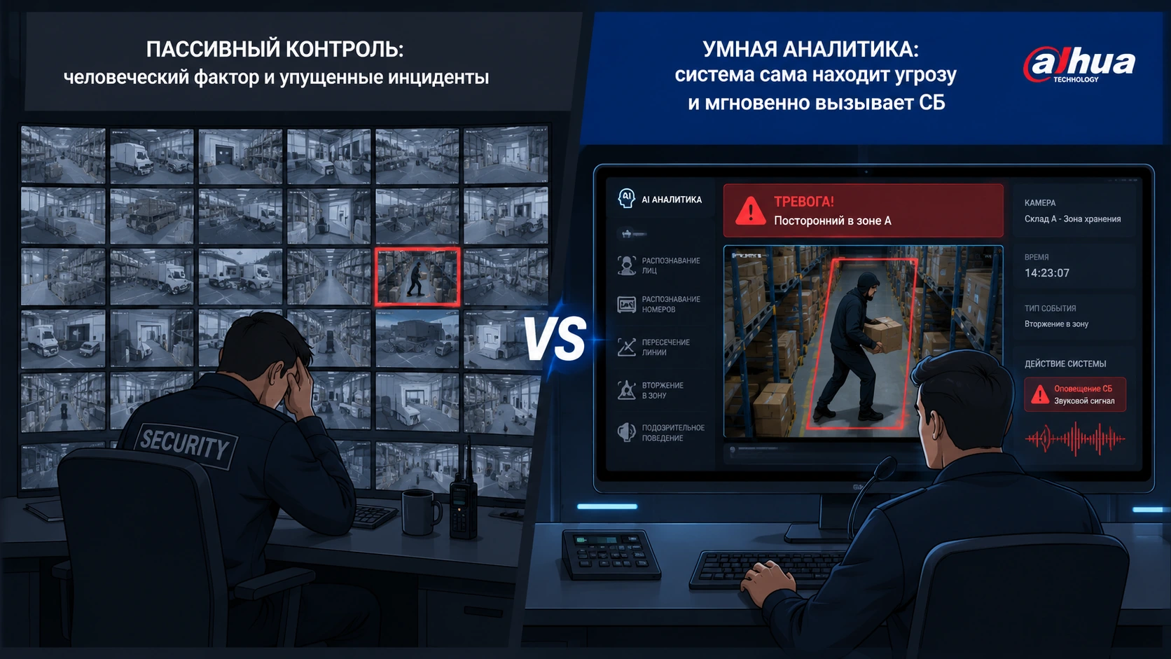 Умная видеоаналитика Dahua
