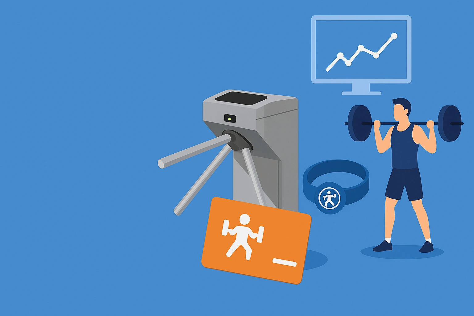 Турникет для фитнесс-центра