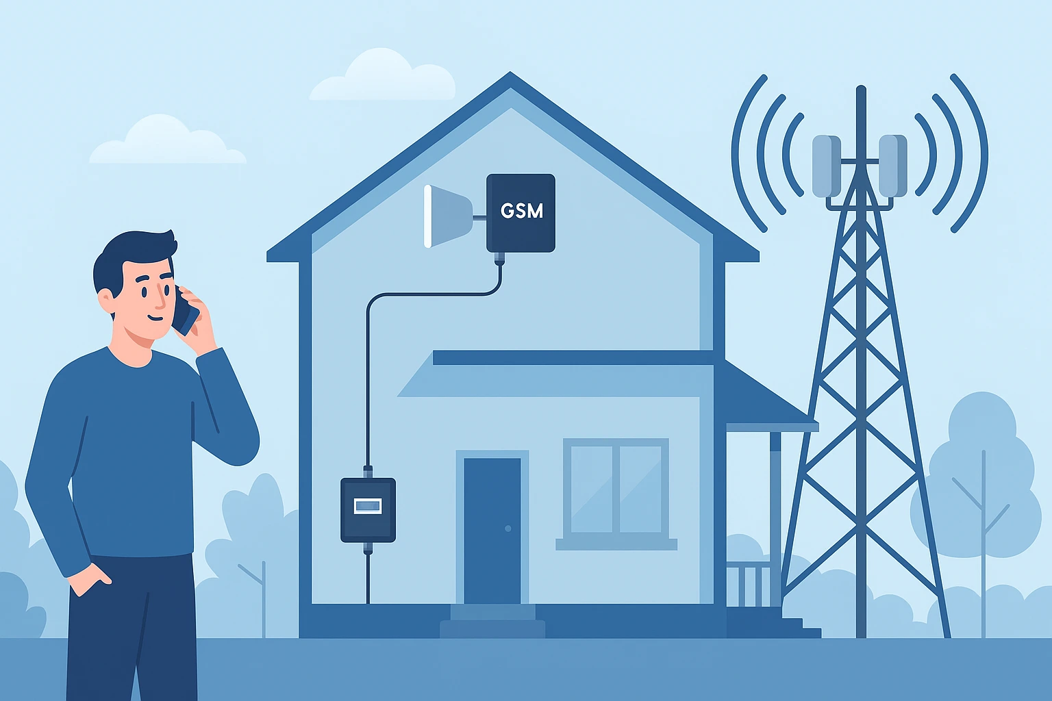 как усилить сотовую связь в доме