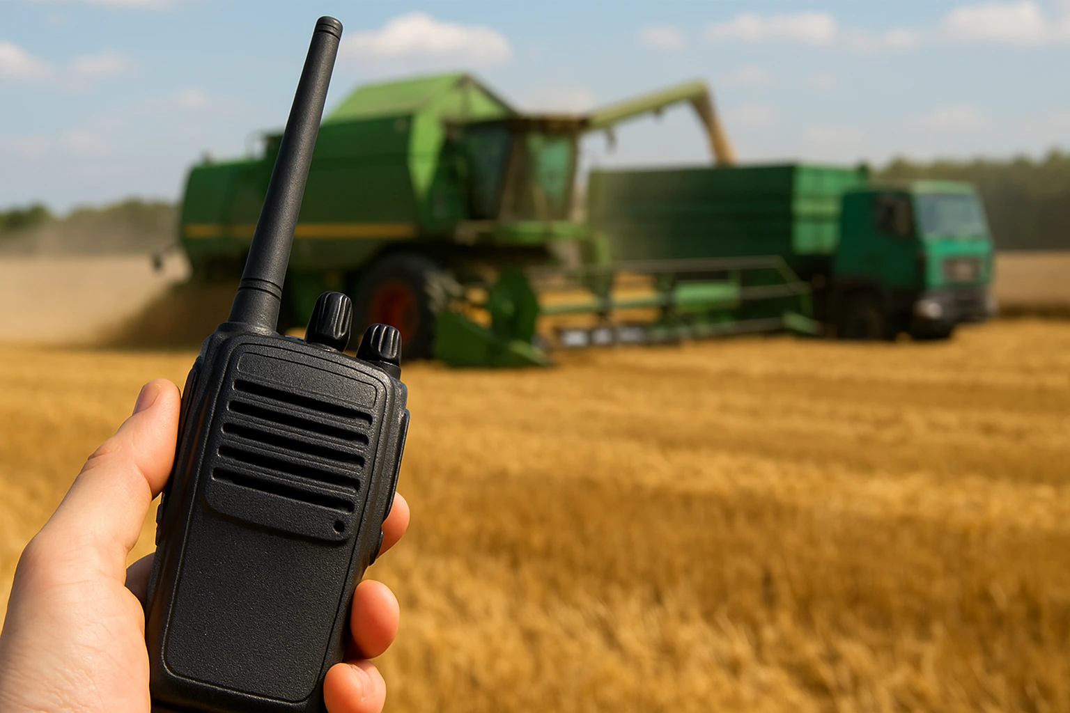 Рация в поле