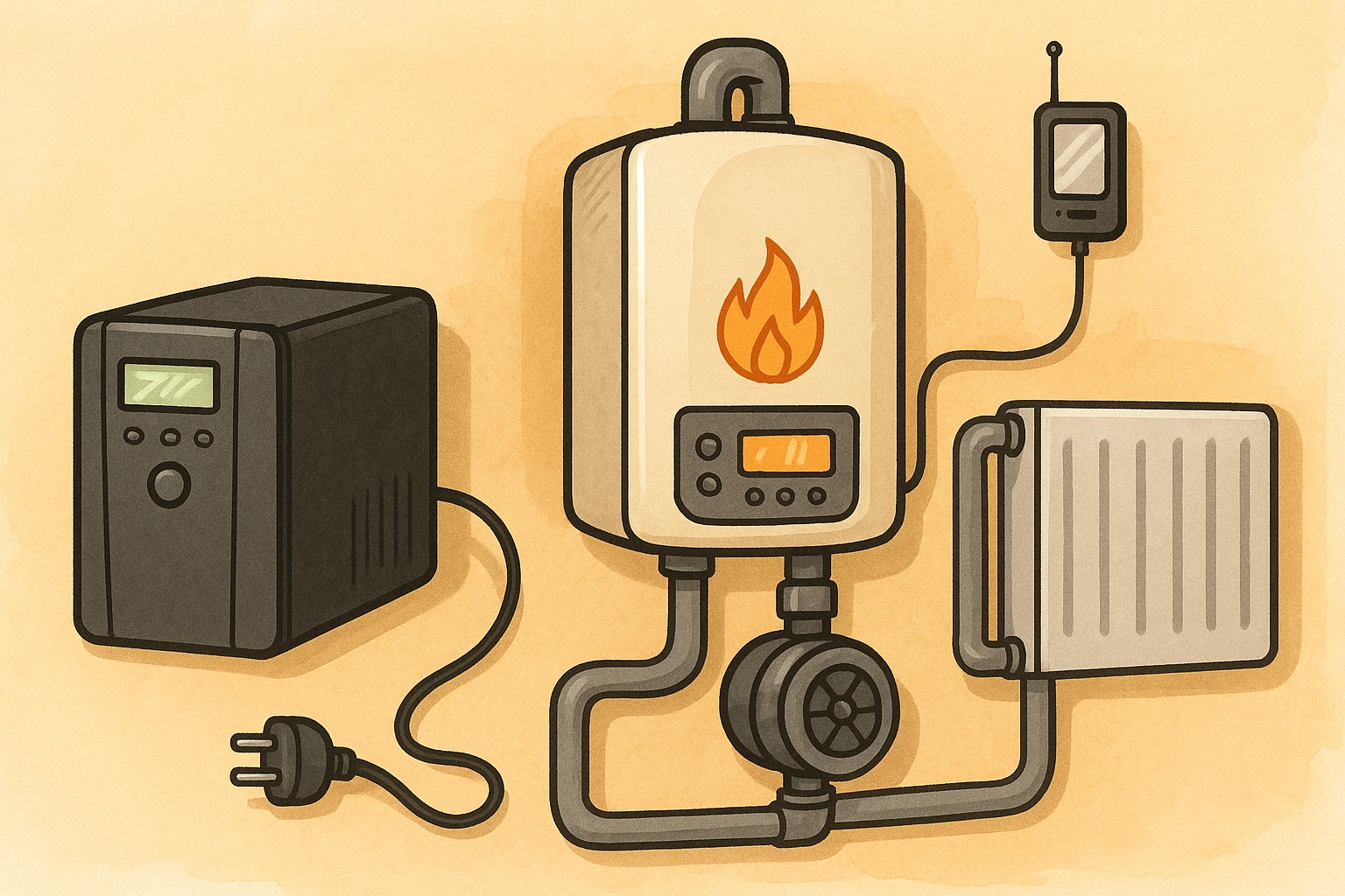 UPS для котла