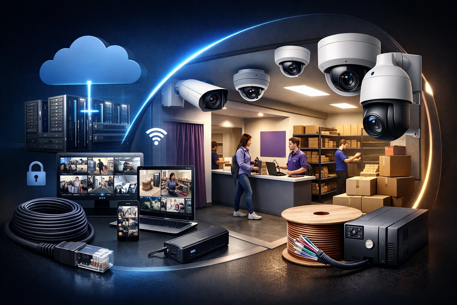 Видеонаблюдение в ПВЗ Wildberries